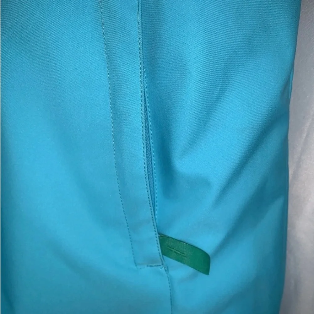 Girl’s XXL Orage Winter Coat Ski Snow Jacket Teal Blue White Polka Dot